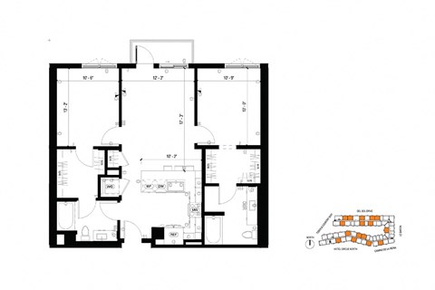 Felix at The Society C1 2 Bedroom